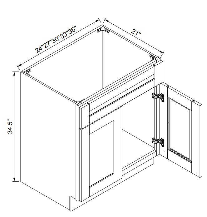 Vanity Base Cabinet Construction
